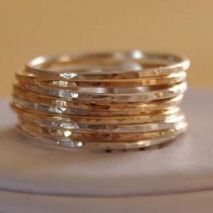 9 Above The Knuckle Rings - Yellow Gold Filled..